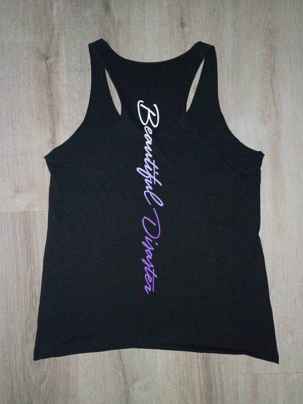 Beautiful Disaster Racerback Tank - Picture 2 of 2